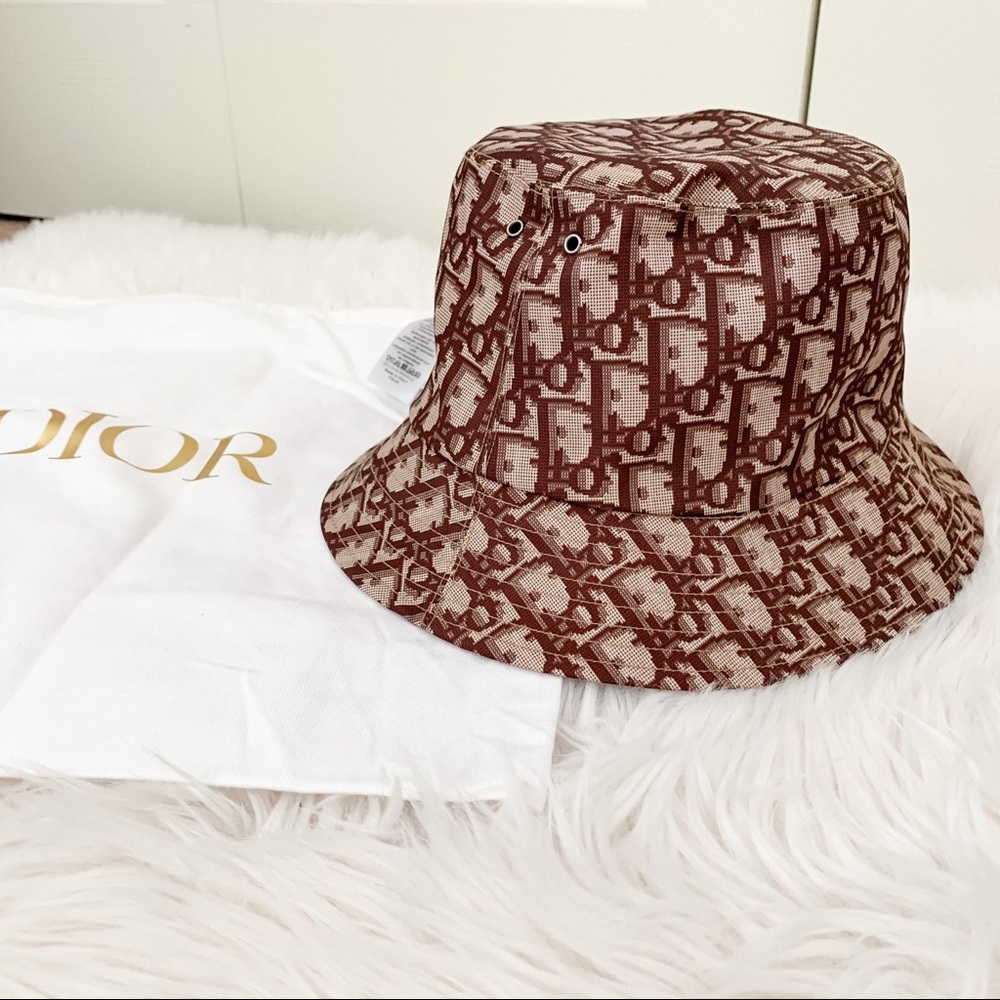Authentic New Dior Reversible Teddy-D bucket hat